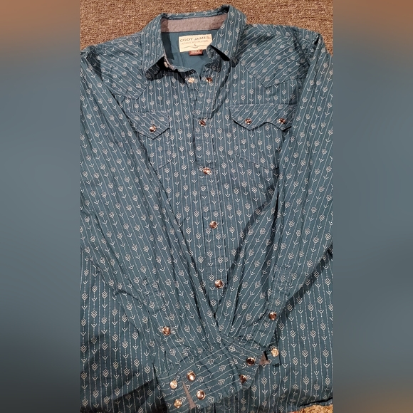 Men's Western Pearl Snap shirts (7 shirts in bundle) - Picture 3 of 8